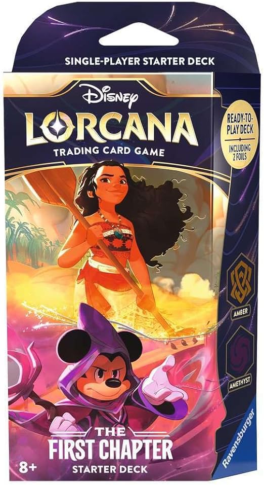 Lorcana First Chapter Starter Deck Moana/Mickey (Amber & Amethyst)