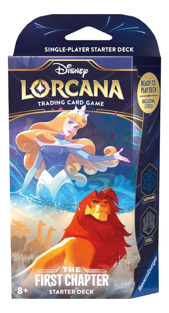 Lorcana First Chapter Starter Deck Aurora/Mufasa (Sapphire & Steel)