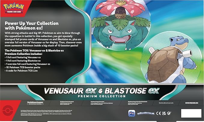 Venusaur and Blastoise Ex Premium Collection - Inglés - Image 2