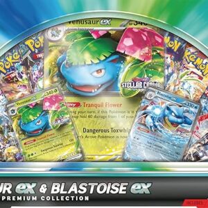 Venusaur and Blastoise Ex Premium Collection - Inglés