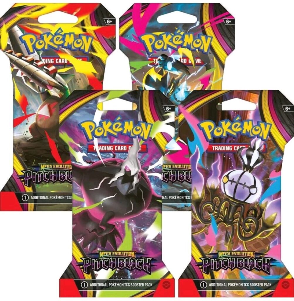 Pitch Black - Sleeved Booster Pack - Inglés