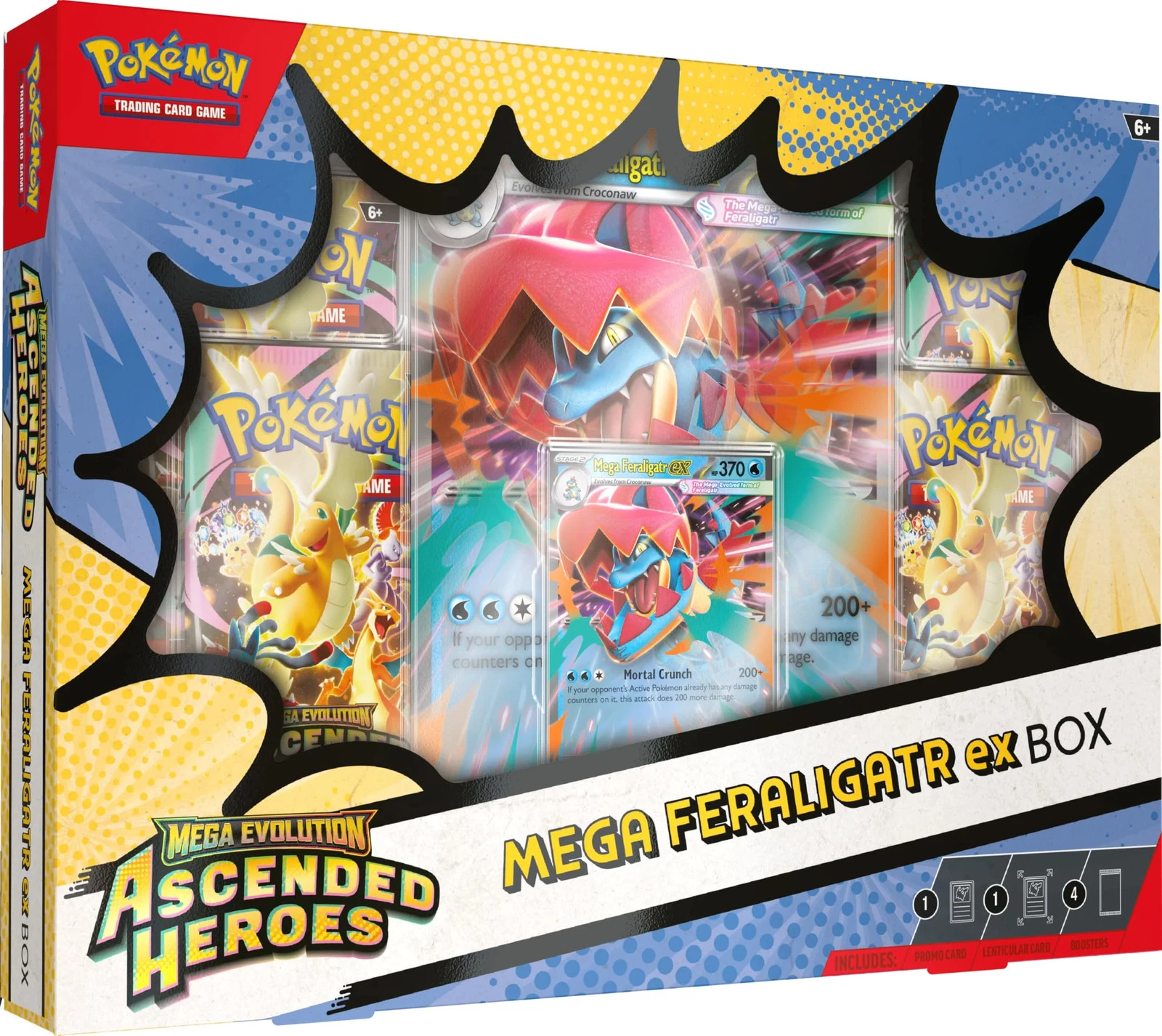 Ascended Heroes - Mega Feraligatr ex Box - Inglés