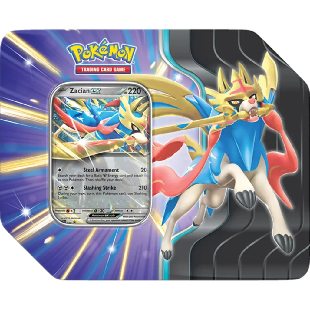 Slashing Legends Tin - Zacian ex - Inglés